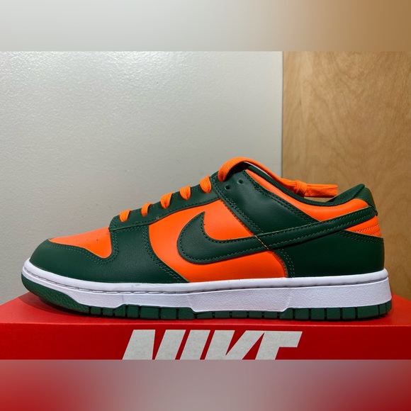 Nike Dunk Low Miami Hurricanes - Picture 1 of 4